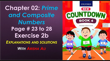 What are Prime and Composite Numbers || Oxford Countdown 3rd edition || Class #4