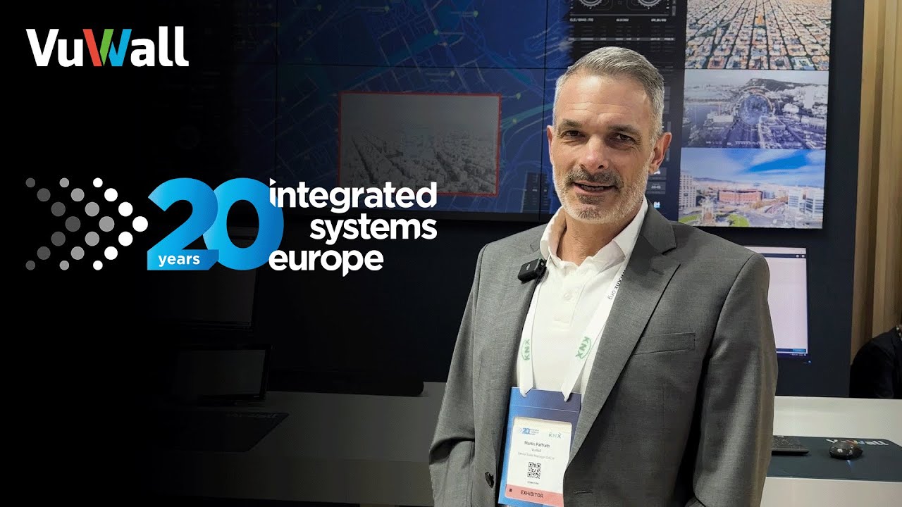 Martin Paffrat am VuWall-Stand auf der ISE 2024 - YouTube