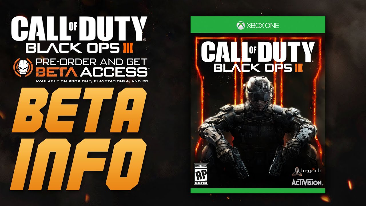 Call of Duty Black Ops 3 HOW TO GET IN THE BETA PREORDER BONUS
