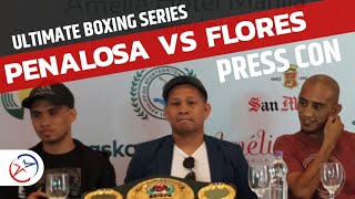 Carlo Penalosa Vs Maximino Flores Presscon Plus Ulitimate Boxing Series Finalists Gerrypens
