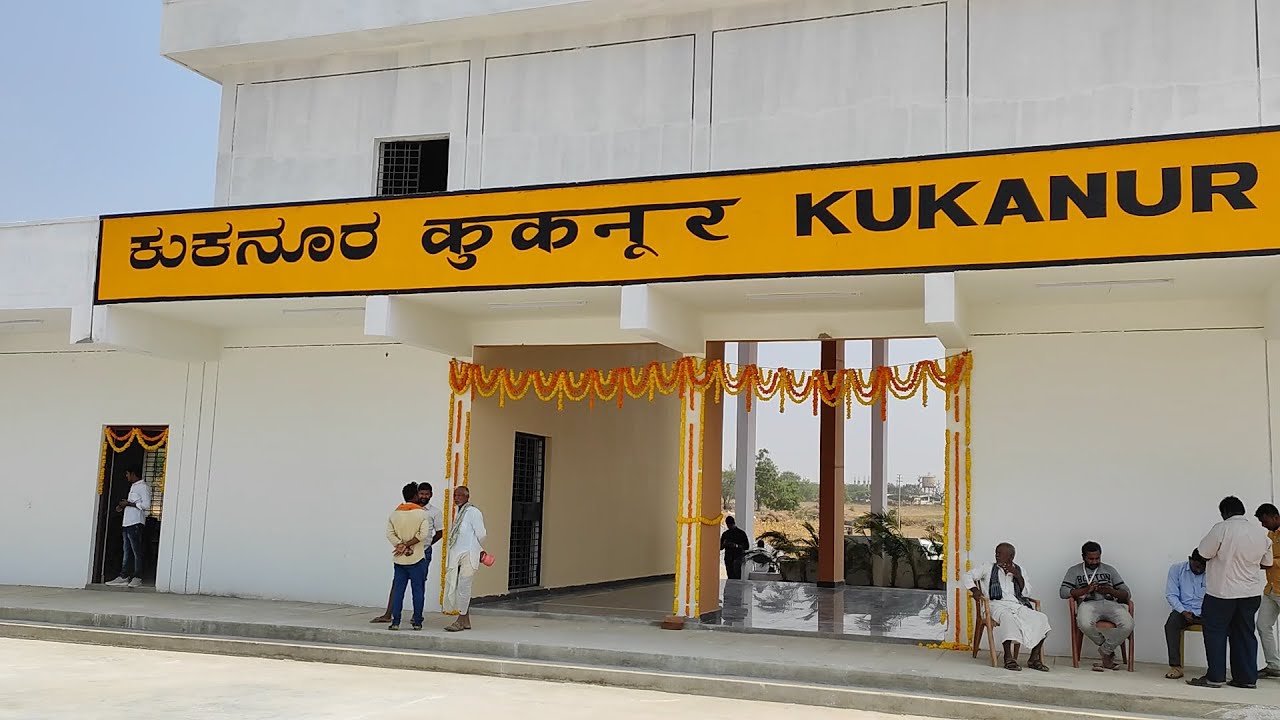 Decorated New Railway Station - Kukanur
