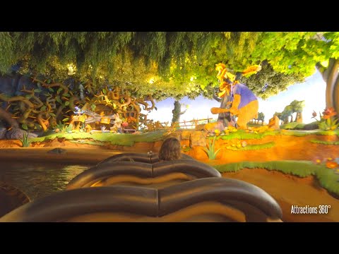 [4K] Splash Mountain Ride - Walt Disney World | Disney's Log Flume Ride