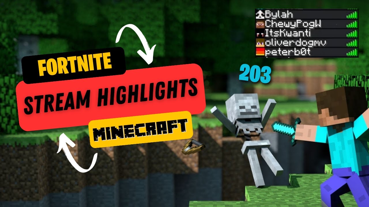 Minecraft Peterbot Fortnite Pros Survive 100 Days in Minecraft (ft. Peterbot & OliverOG ...