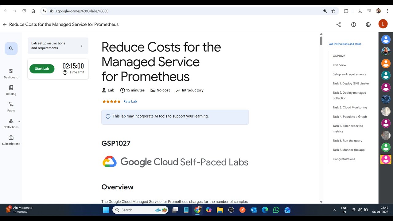 Снижение затрат на управляемые услуги Prometheus || Лабораторное решение || Google Cloud Arcade 2026