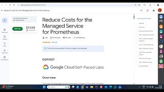 Reduce Costs for the Managed Service for Prometheus || Lab Solution || Google Cloud Arcade 2026