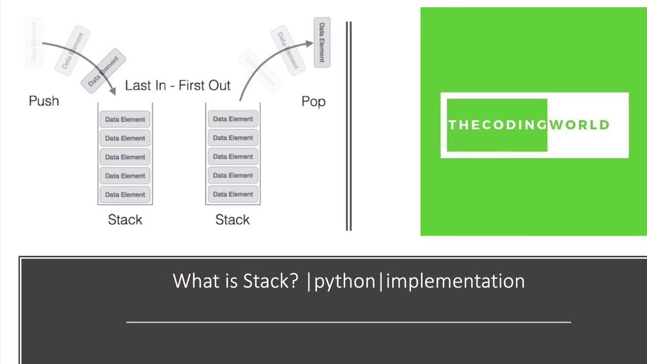 What Is Stack ? | Python | Implementation - YouTube