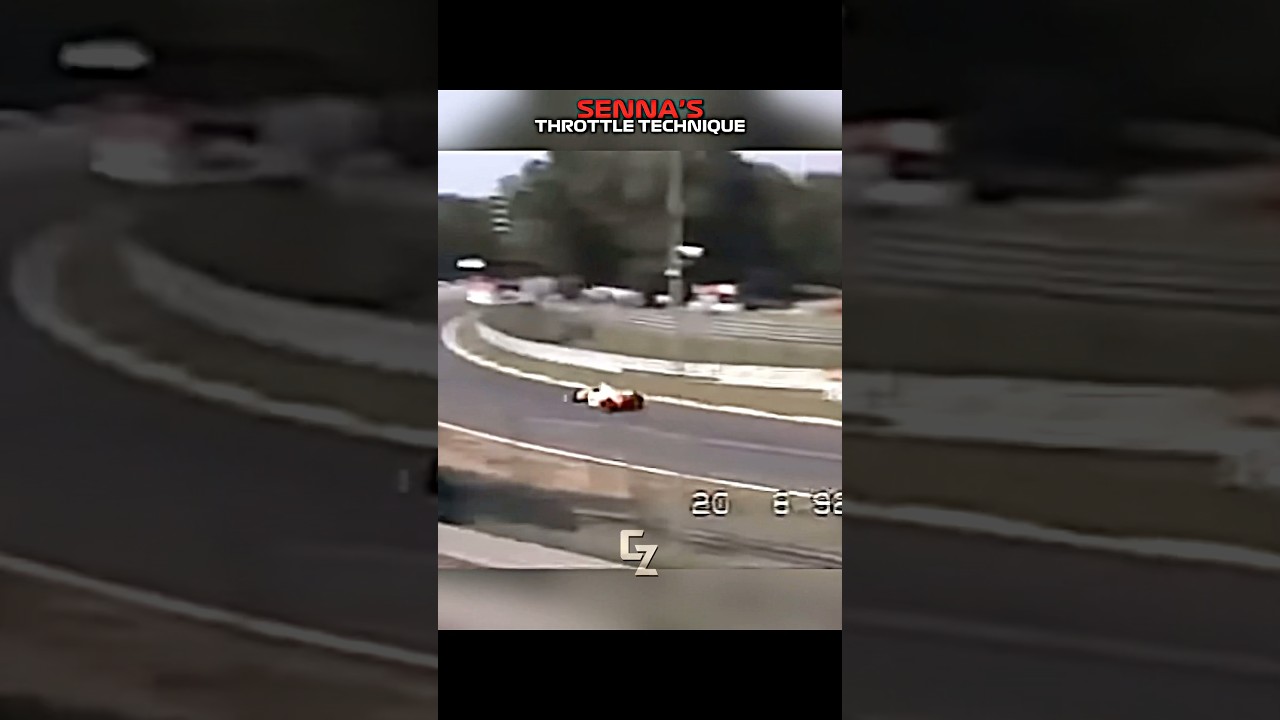Other F1 drivers vs Senna’s throttle technique  🤯🔥🥶