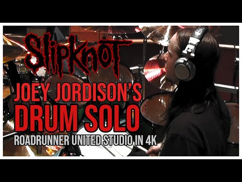 Joey Jordison's Drum Solo In Roadrunner United Studio | 4K 50Fps
