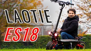 Laotie ES18 a 5600 watt ELECTRIC SCOOTER with 80km/h of Speed! hell yea!