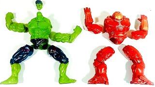 Assembling Marvel's Toys Hulk Smash vs Hulk Buster Action Figures Superhero Avengers Toys‼️