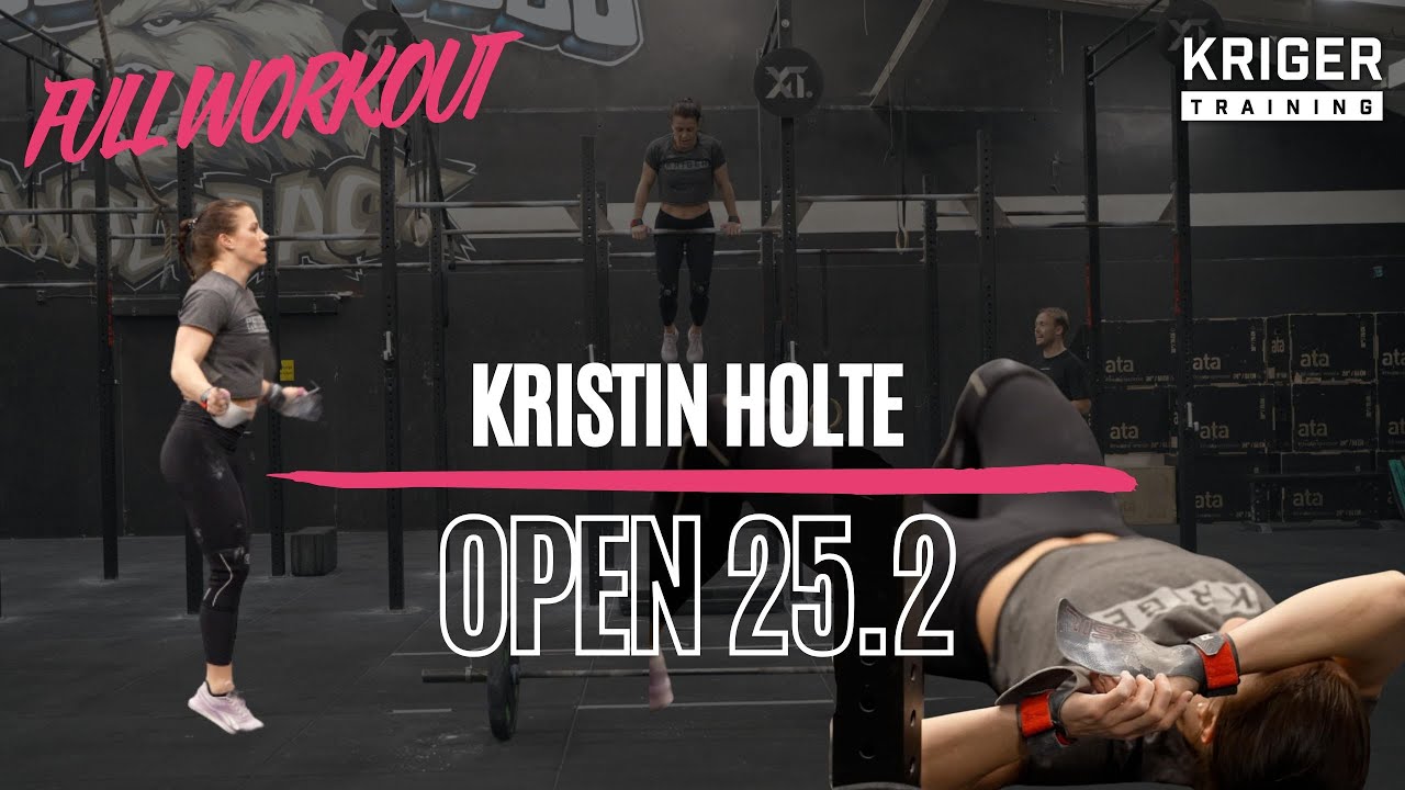 OPEN WORKOUT 25.2 - can Kristin beat her younger self?