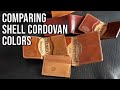 Comparing Shell Cordovan Colors