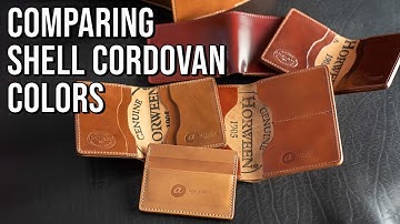 Comparing Shell Cordovan Colors