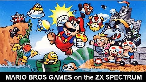 MARIO BROS GAMES on the ZX Spectrum