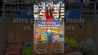 Ultra-processed food week vs whole-food week 💥 which do you think costs more? 😈