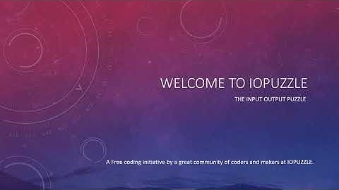 Welcome to ioPUZZLE, learn Python, app developments, IoT, ML, AI & BlockChain Technology for FREE.