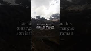 Las lágrimas no derramadas duelen aún más