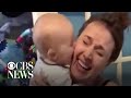 9monthold baby covers mom in kisses in viral