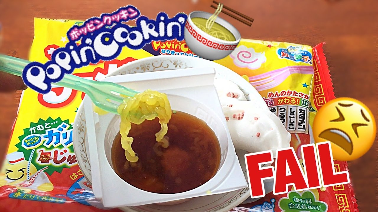  FAIL DIY Popin Cookin Ramen Kit YouTube