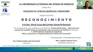 “Plantas Medicinales; Alternativas de prevención... Dra. María Luisa del Carmen Garduño Ramírez screenshot 3