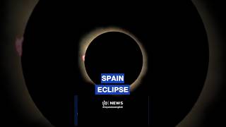 NASA footage of total solar eclipse in Spain