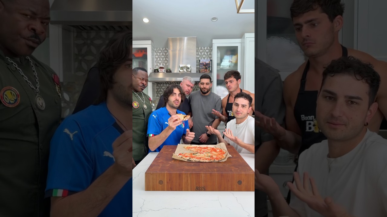 We show them HOW TO EAT PIZZA @albert_cancook @ChefRush @itsQCP @patrickzeinali