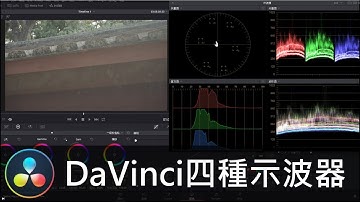 【James】Davinci Resolve15 四種示波器/Davinci15Oscilloscope[james教學]
