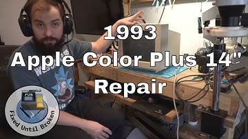 Apple Color Plus 14" CRT Monitor Repair