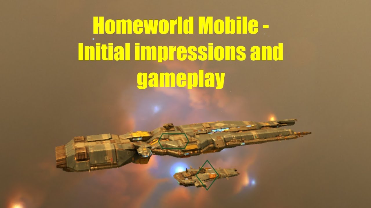Homeworld Mobile - a bit clunky to understand at first
