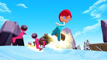 Snow Racing: Winter Aqua Park 🏂🏽❄️ GAMEPLAY (Android)
