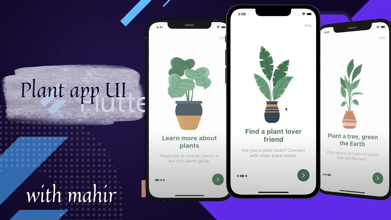 Plant Ui with Flutter - YouTube