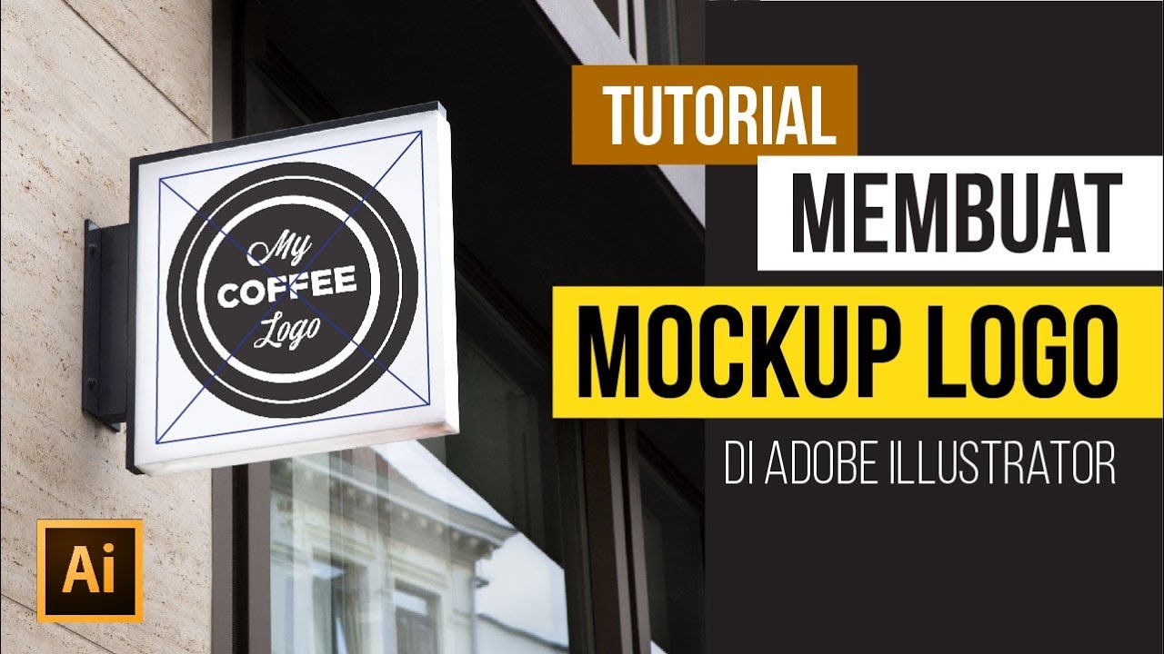 Download Cara Membuat Mockup Logo Neon Box di Adobe Illustrator - YouTube