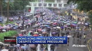 Hong Kong protests continue despite Chinese pressure