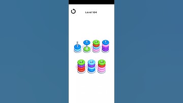 Hoop stack puzzle level 104