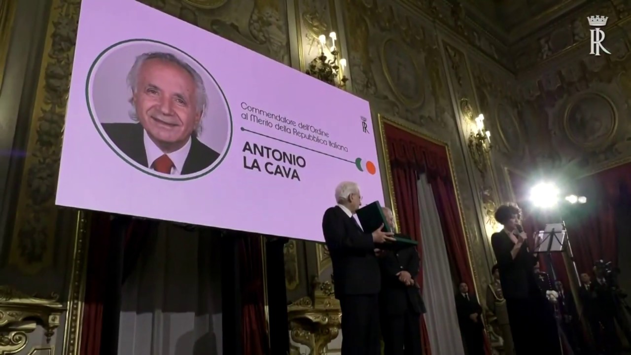 Quirinale, Mattarella conferisce Omri al maestro di Ferrandina (Mt) Antonio La Cava