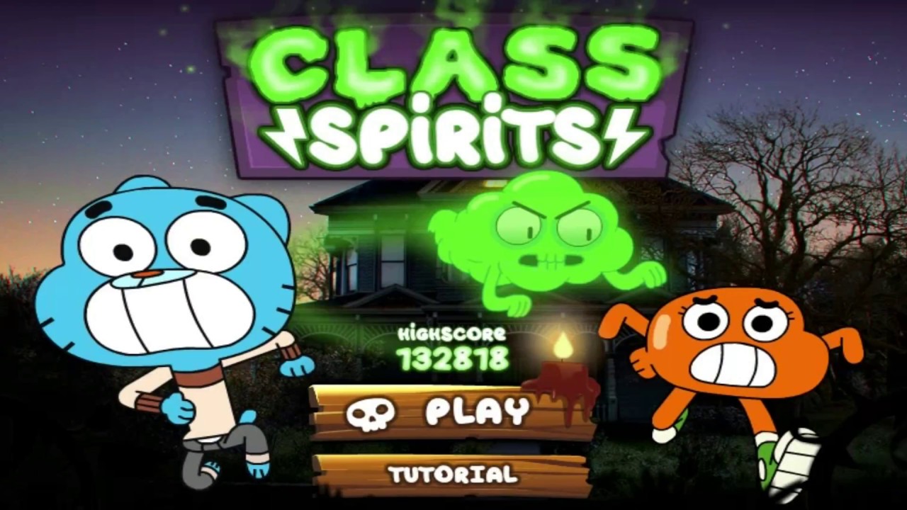 THE AMAZING WORLD OF GUMBALL GAME - CLASS SPIRITS - YouTube