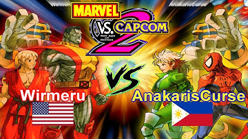 Marvel vs Capcom 2: New Age of Heroes - Wirmeru vs AnakarisCurse