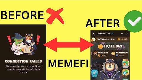 MEMEFI: MEMEFI NOT OPENING AND CONNECTION FAILED PROBLEM SOLVED