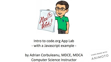 JavaScript with App Lab Course for students 7 to 16 yo