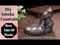 How to make smoke fountain | Diy backflow incense cone burner | Diy smoke downflow incense burner |