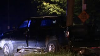 Detroit police arrest serial smash-and-grab suspects after stolen truck crashes into utility pole