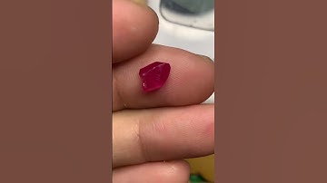 Tinh thể ruby Yên Bái nhỏ xinh màu đẹp #love #beach #edm #gem #ruby