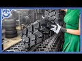 Making NEW Tires Out Of OLD | Amazing Tire Recycling Factory Entire Process