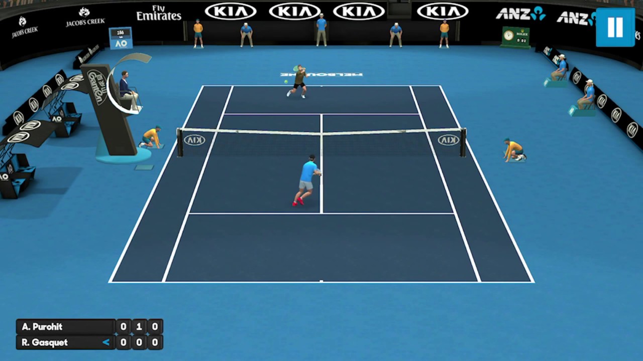 AO Open Tennis Mobile (iOS) Gameplay YouTube