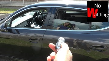 How to Operate SUMMER MODE on Porsche Panamera with key - Beginners guide