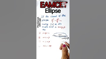 #Shorts EAMCET Ellipse with amazing Logic Previous EAMCET -2024 MATHS SUPER TIPS AND TRICKS-LAKSHMI