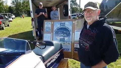 1976 POLARIS TX STARFIRE VINTAGE SNOWMOBILE AT BOONVILLE NY VINTAGE SNOWMOBILE SHOW