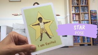 Kids yoga poses - Star pose | kids yoga moves (www.123yogatree.co.uk)