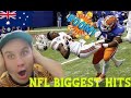 AUSTRALIAN REACTS TO NFL BIGGEST HITS | DOZE REACTS