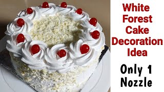 मोफत icecake decoration क्लासेस, Ep-4 | white forest cake decoration ideas | Vanjari Sisters&Family